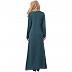 Casual zipper abaya-firozi Casual zipper abaya-firozi